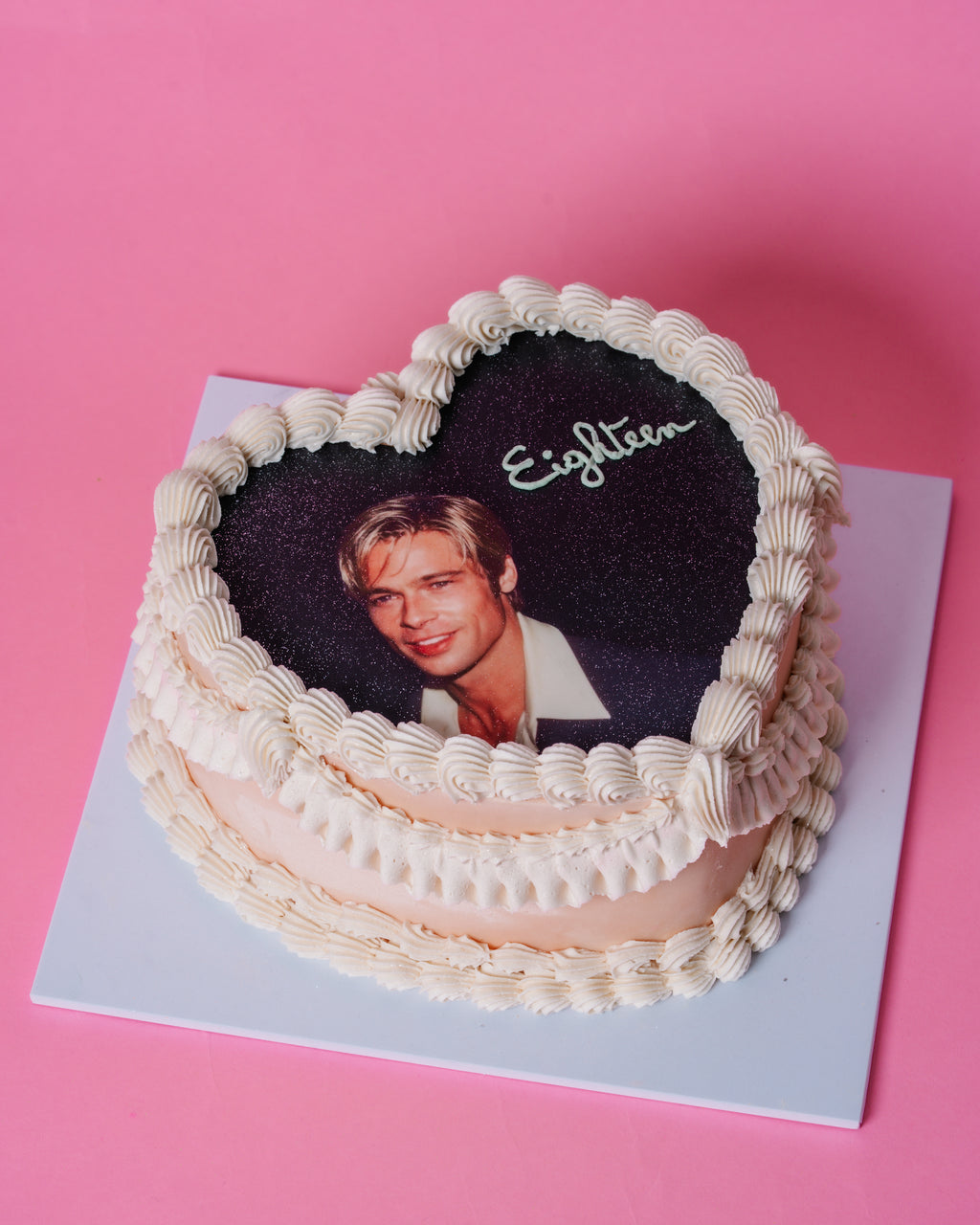 Retro Cake Coeur