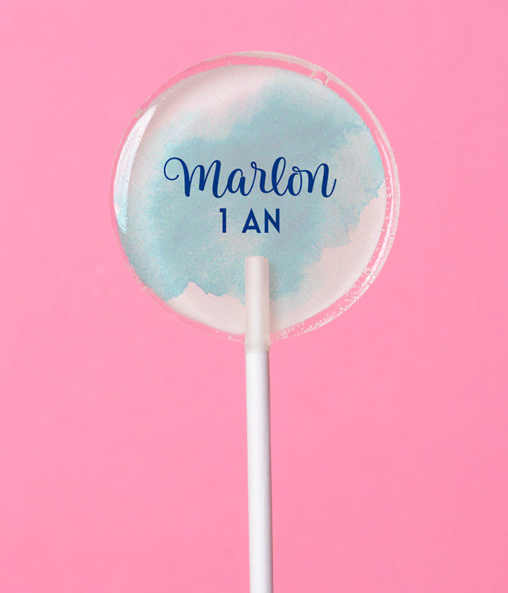 Sucette Blue Watercolor